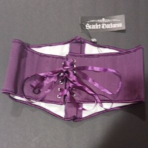 Scarlet Darkness Purple Corset Belt